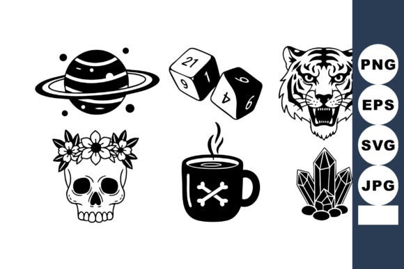 Black & White Vector Ico Graphics and Illustrations