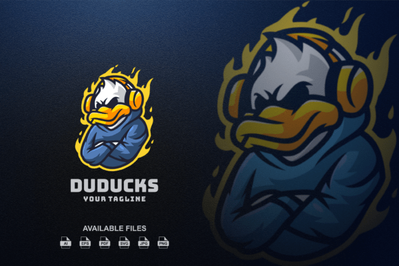 Duck Gaming Logo: Premium Graphics for Logos