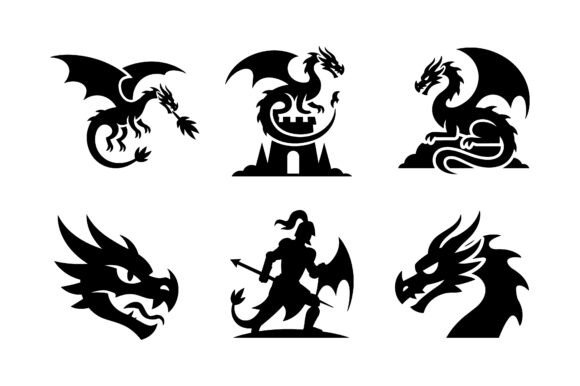 Fantasy Dragon Warrior Icon Set EPS: A Designer’s Review