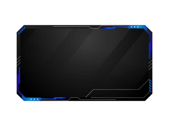 Futuristic Gaming Screen and Border Svg Graphics Review