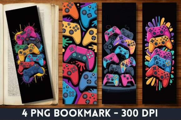 Gaming Controller Splash: Graphics & Print Templates
