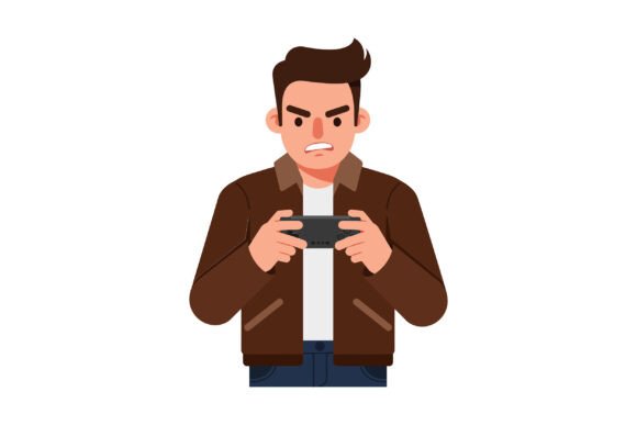 Gaming Graphics: Intense Focus Illustrations
