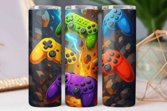 Gaming Tumbler Art: Fresh Graphics & Freebies