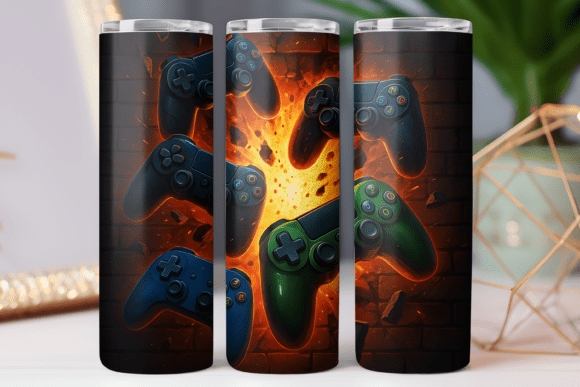 Gaming Tumbler Wrap: Freebies & Graphics
