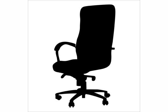 Office Chair Silhouette: Graphics & Illustrations