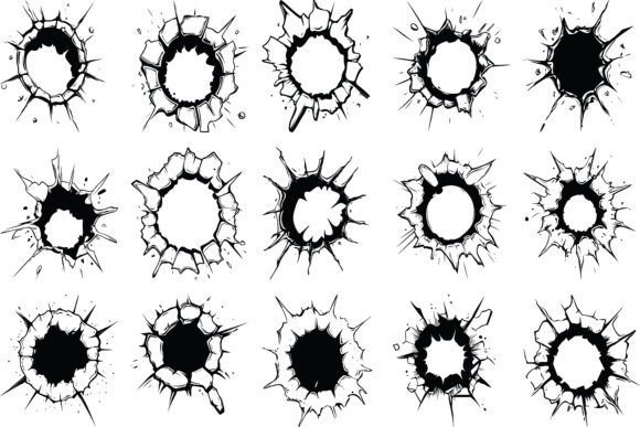 Review: Explosion Cracked Wall Vector Bundle
