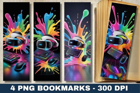 Review: VR Gaming Cyberpunk Splash Art Bookmark Design