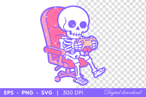 Skeleton Gamer in Chair: A Designer's Review